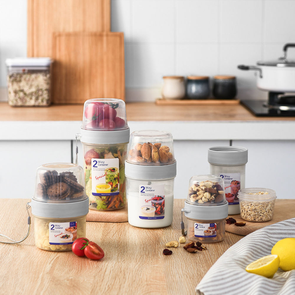 علبة حفظ الطعام المزدوجة الطبق - مراجعة Baby Food Jars With Lids وسعره
