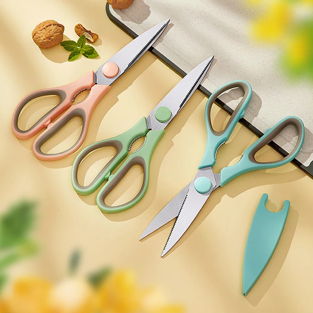 مقصات مطبخ منزلية من الفولاذ ا - مراجعة Baby Food Scissors وسعره