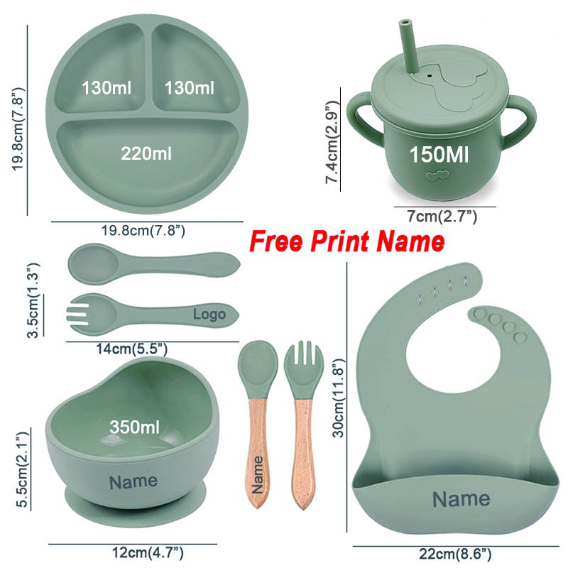 8 قطعة مجموعة أدوات المائدة سي - مراجعة Baby Food Menu وسعره